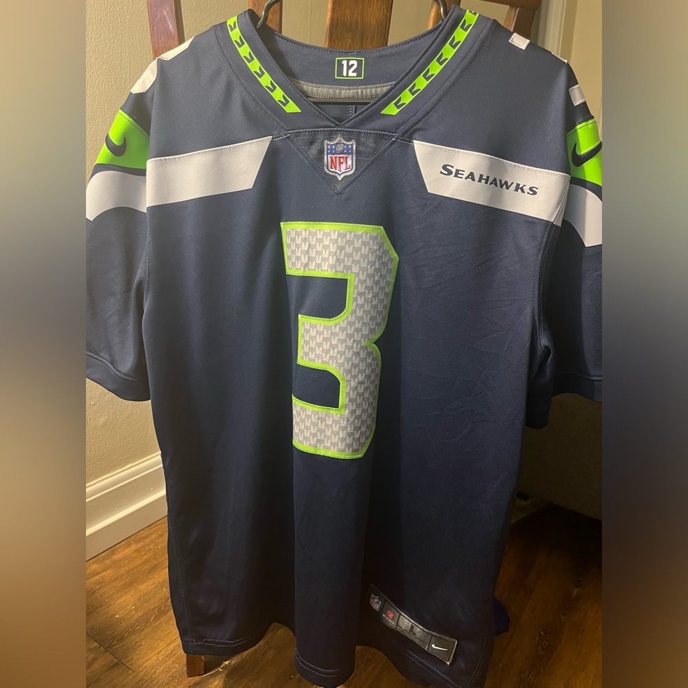Russell Wilson Seahawks Vapor Unlimited Jersey Size L